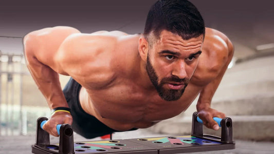 Portable Board with Strong Grip Handle for Chest Press Home & Gym Exercise Push-up Bar